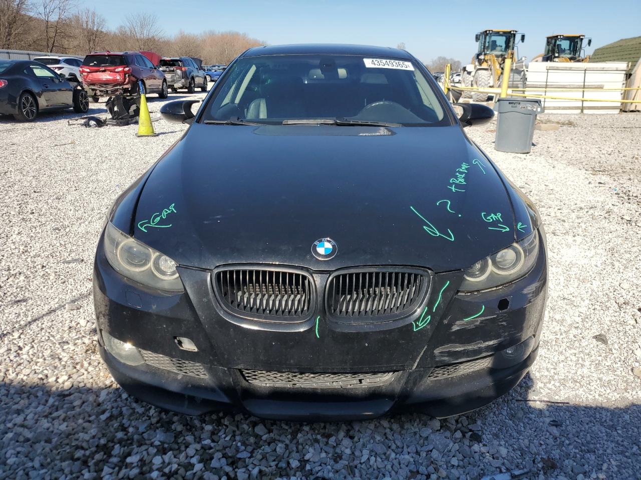 2007 BMW 3er VIN WBAWB73547P024210 Copart auction photo, front end / mechanical damage thumbnail 5