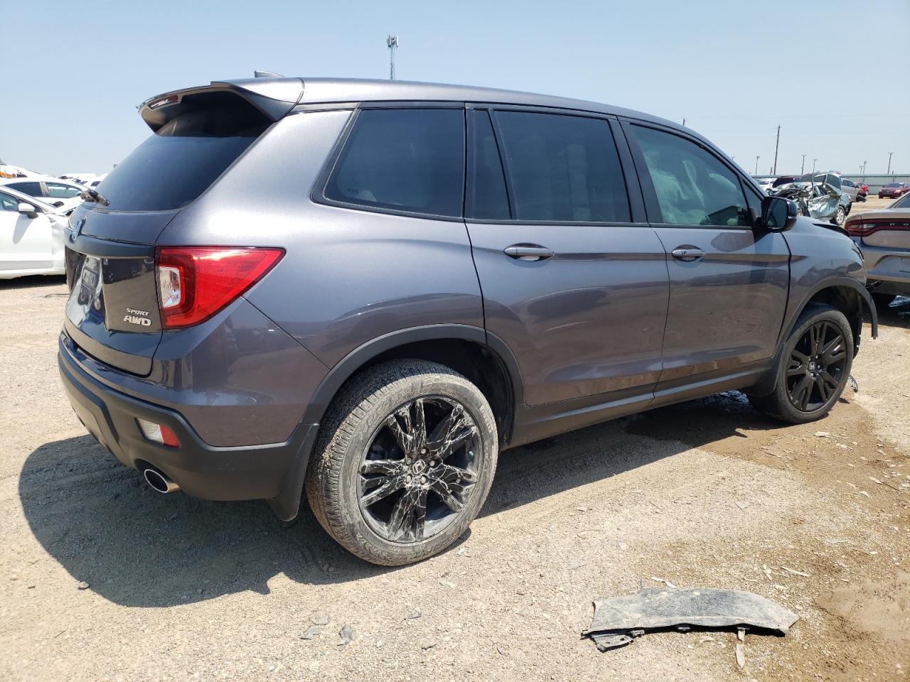 2019 Honda Passport VIN 5FNYF8H25KB027463 Copart auction photo, front end damage thumbnail 3