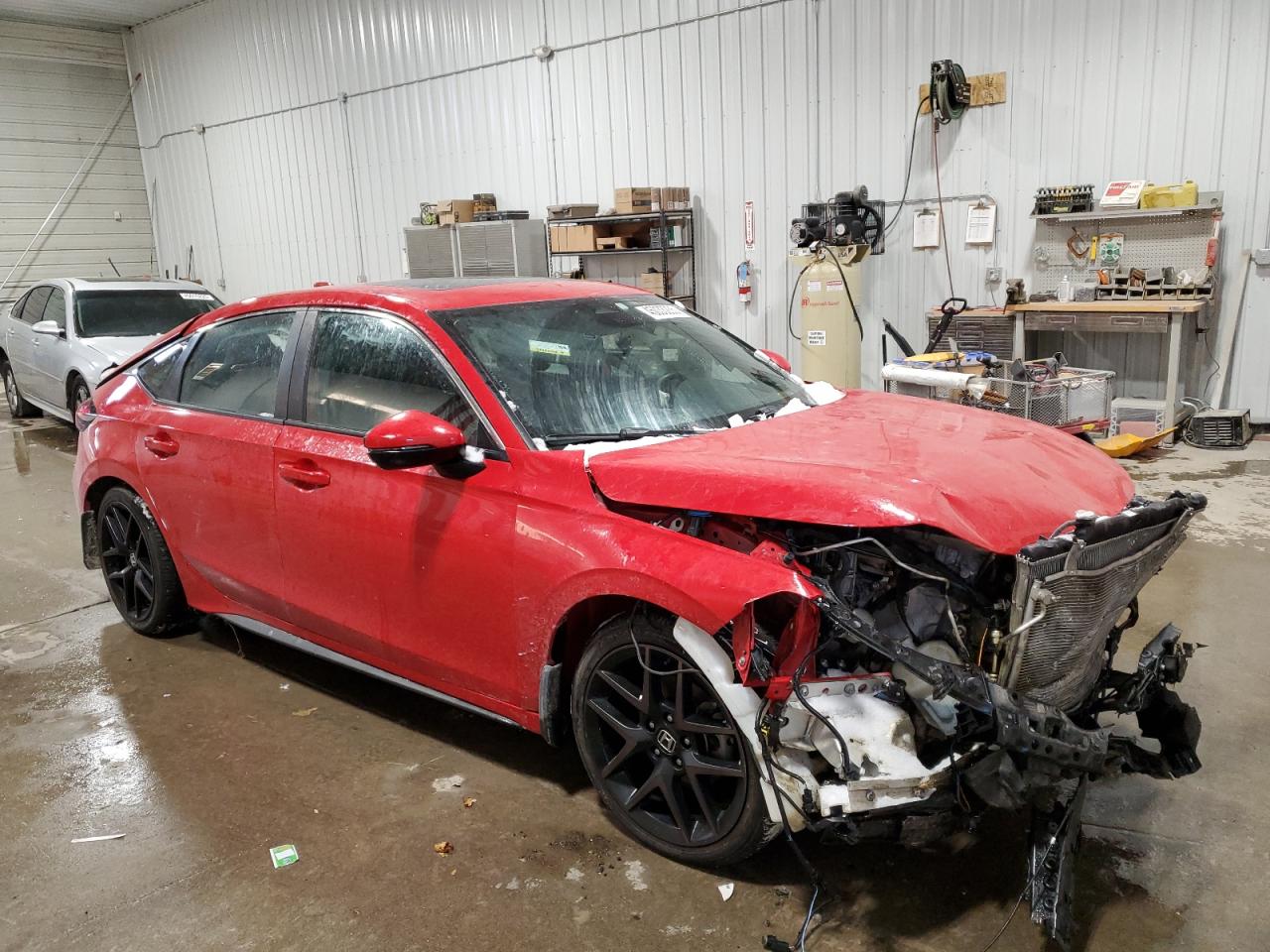 2023 Honda Civic VIN 19XFL1H86PE011054 Copart auction photo, front end / rear end damage thumbnail 4