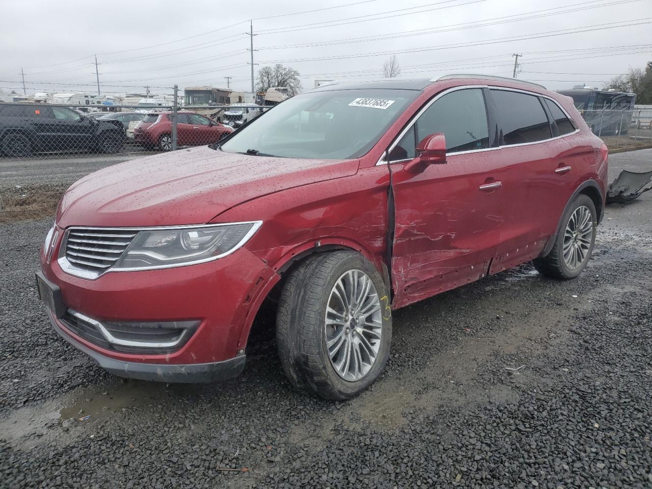 2016 Lincoln MKX VIN 2LMTJ8LR3GBL27908