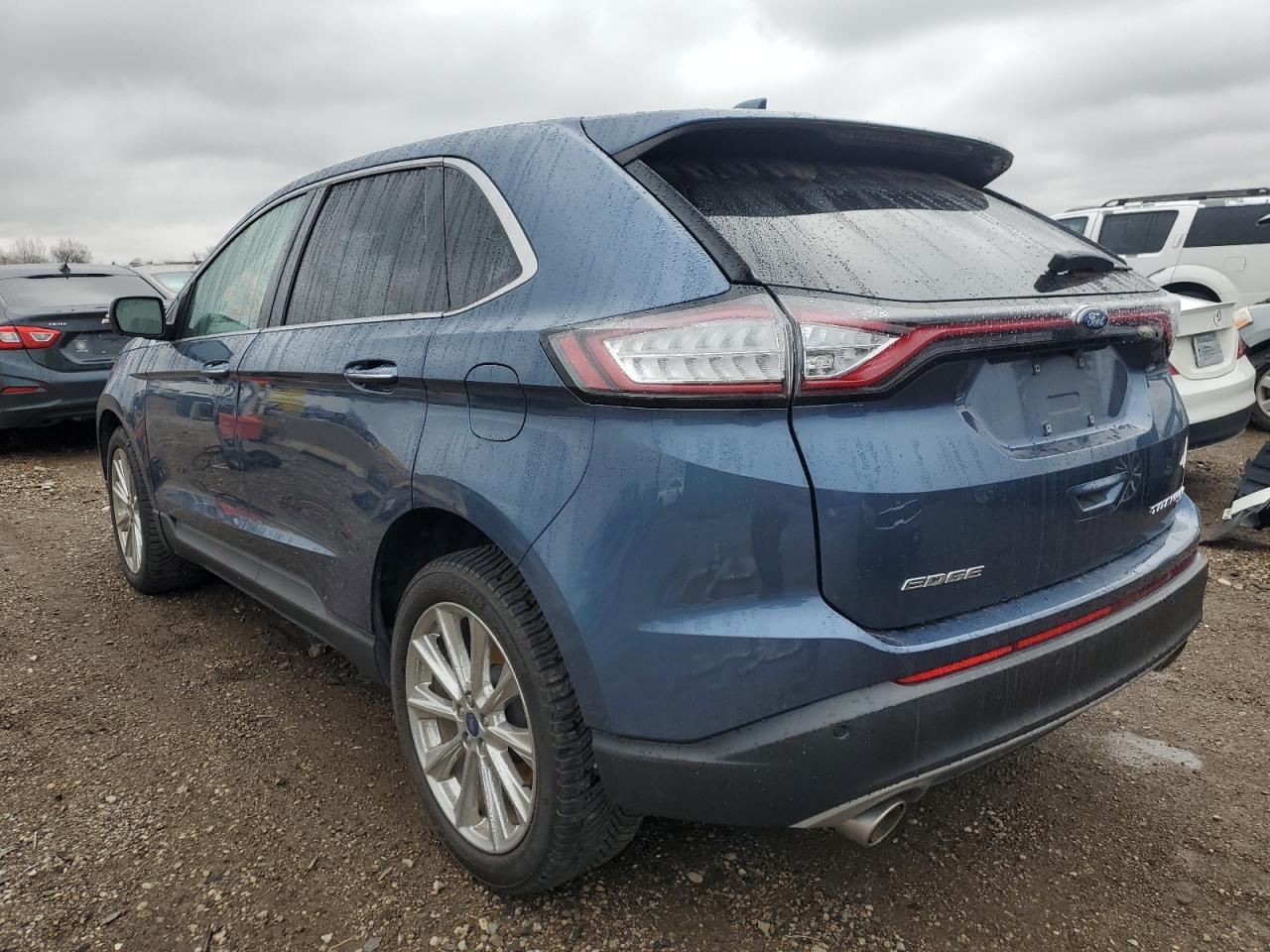 2018 Ford Edge VIN 2FMPK4K84JBC39551 Copart auction photo, side damage thumbnail 2