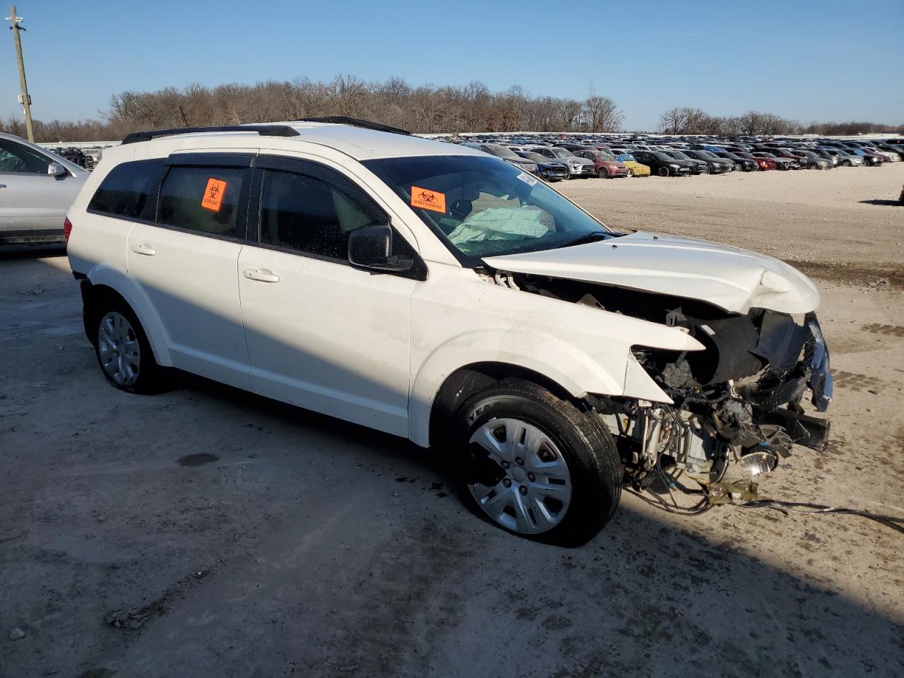 2019 Dodge Journey VIN 3C4PDCAB1KT747066 Copart auction photo, all over damage thumbnail 4