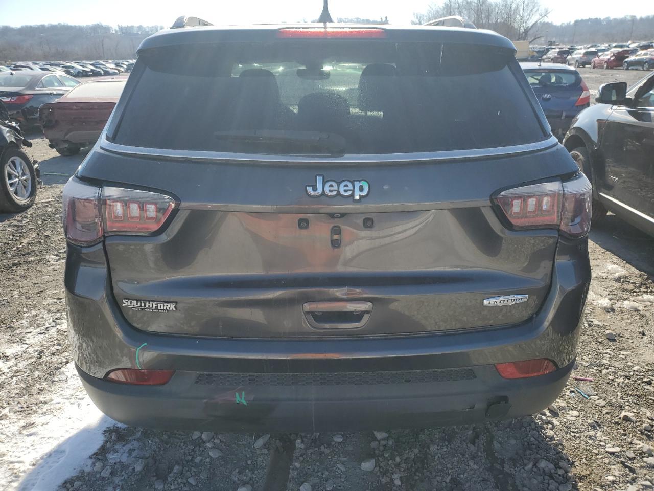 2018 Jeep Compass VIN 3C4NJCBB1JT268143 Copart auction photo, all over damage thumbnail 6