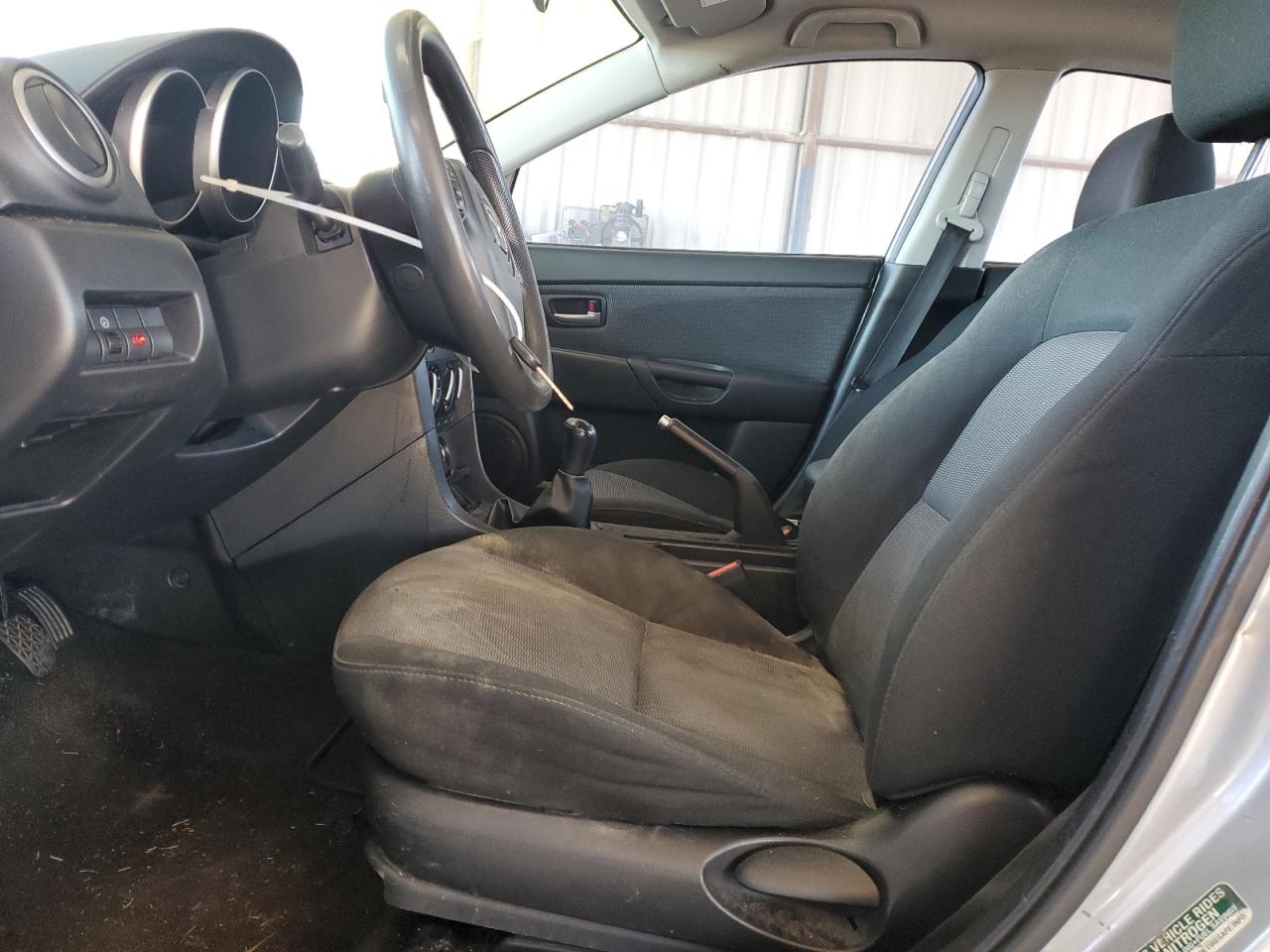 2008 Mazda 3 VIN JM1BK12F381791446 Copart auction photo, rear end / front end damage thumbnail 7