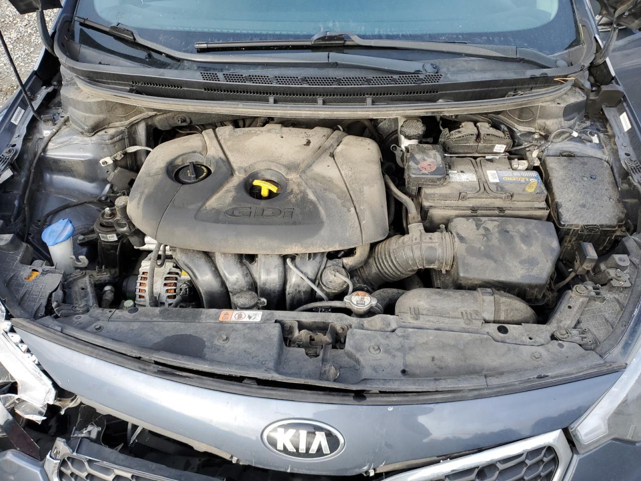 2015 KIA Forte VIN KNAFX5A83F5300292 Copart auction photo, front end / side damage thumbnail 13