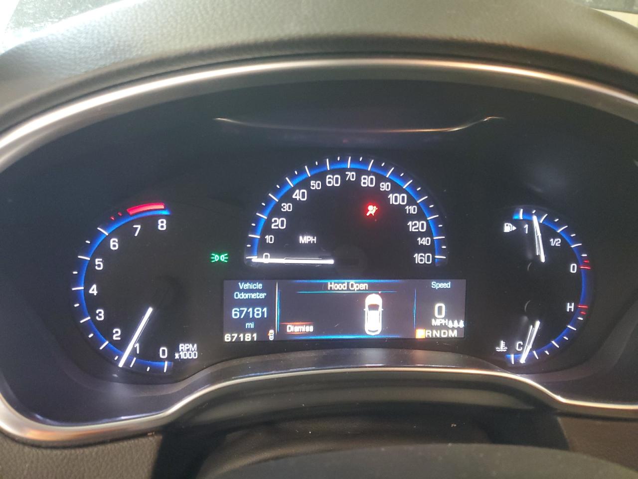 2015 Cadillac SRX VIN 3GYFNBE37FS606997 Copart auction photo, front end / side damage thumbnail 9