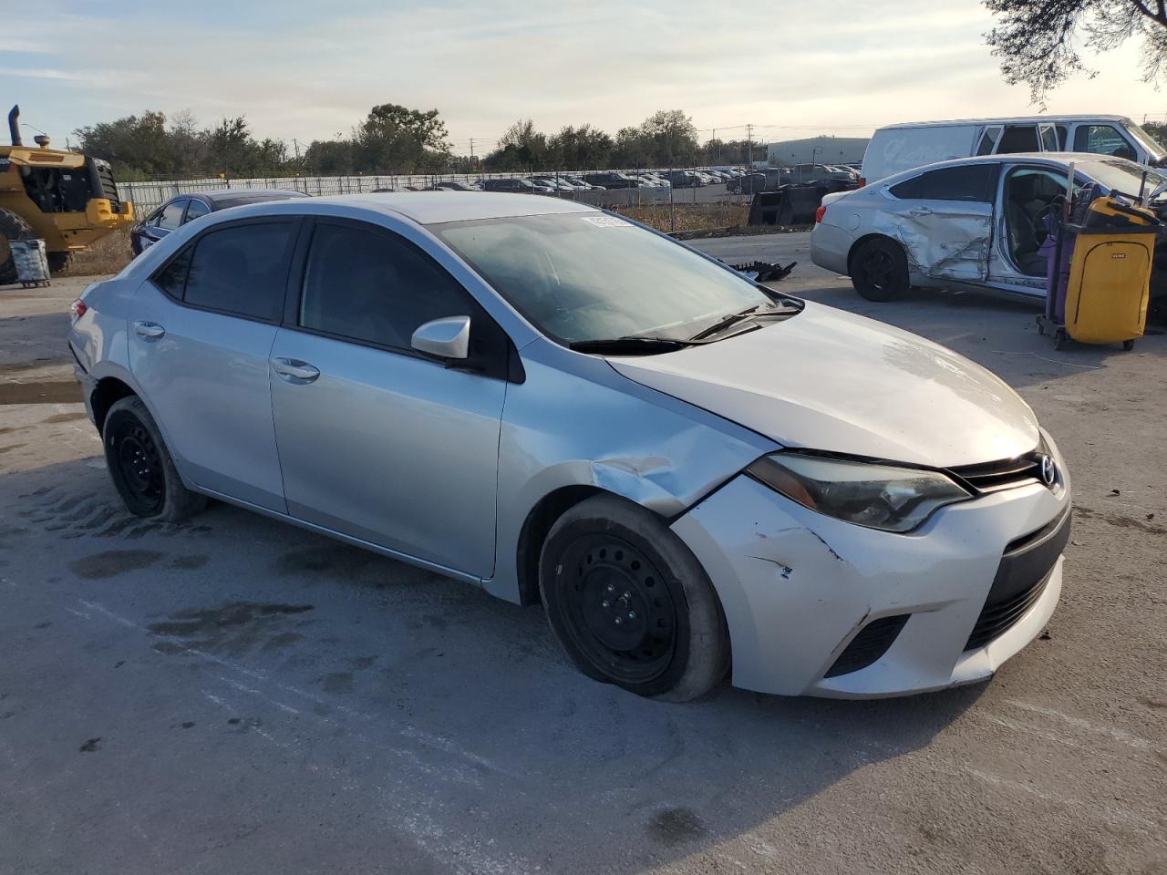 2014 Toyota Corolla VIN 2T1BURHE9EC198947 Copart auction photo, all over damage thumbnail 4