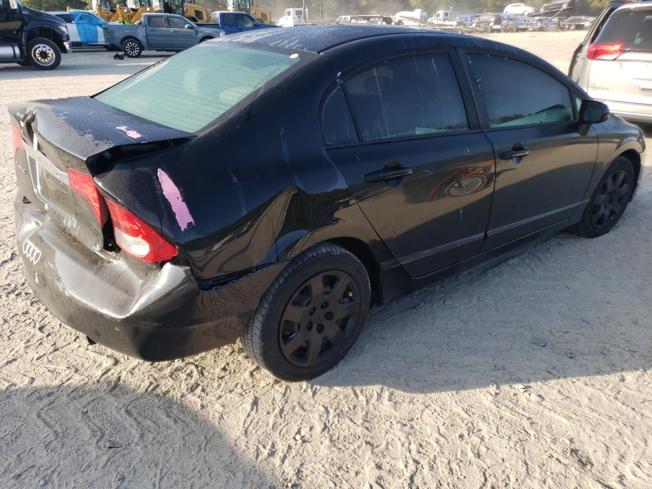 2011 Honda Civic VIN 2HGFA1F59BH517443 Copart auction photo, rear end / minor dent/scratches damage thumbnail 3