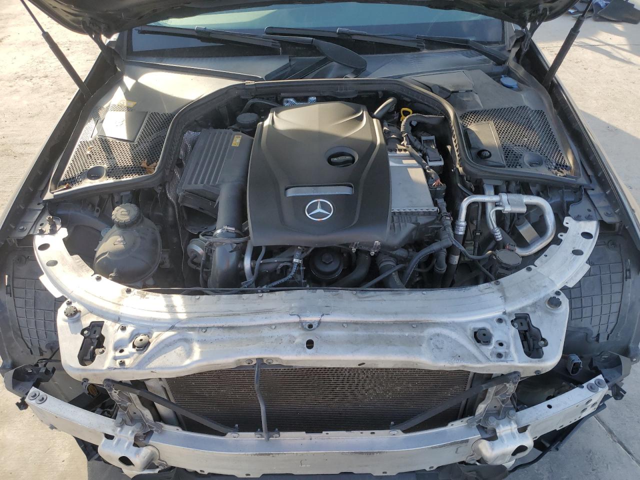 2016 Mercedes-Benz C-klasse VIN 55SWF4JB6GU164203 Copart auction photo, front end damage thumbnail 11