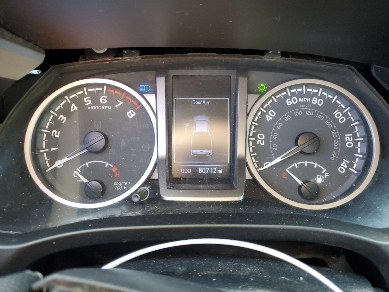2020 Toyota Tacoma VIN 3TMCZ5AN4LM352879 Copart auction photo, front end damage thumbnail 9