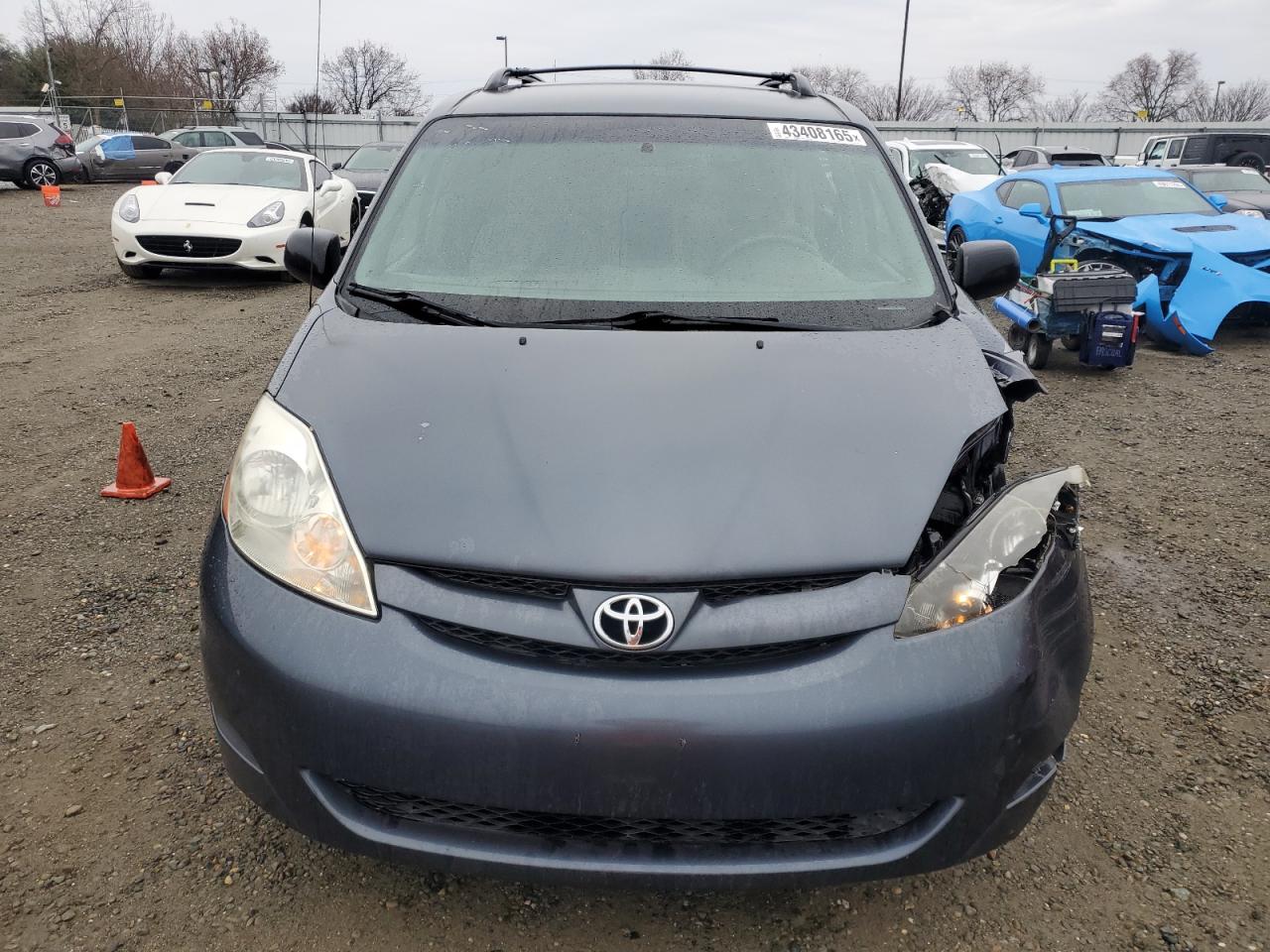 2009 Toyota Sienna VIN 5TDZK23C79S241521 Copart auction photo, front end damage thumbnail 5