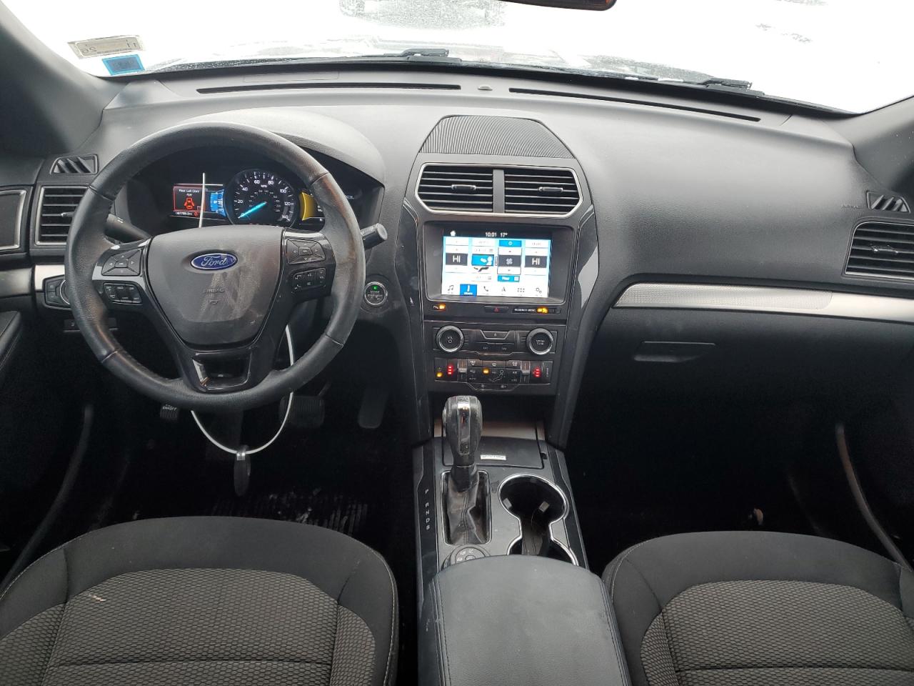 2018 Ford Explorer VIN 1FM5K8D82JGC79602 Copart auction photo, side / front end damage thumbnail 8