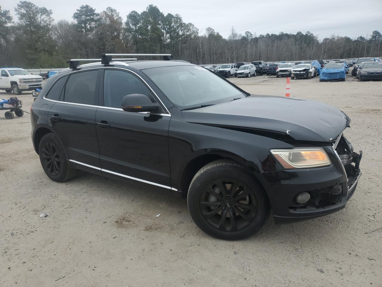 2013 Audi Q5 VIN WA1CFAFP1DA060465 Copart auction photo, front end damage thumbnail 4