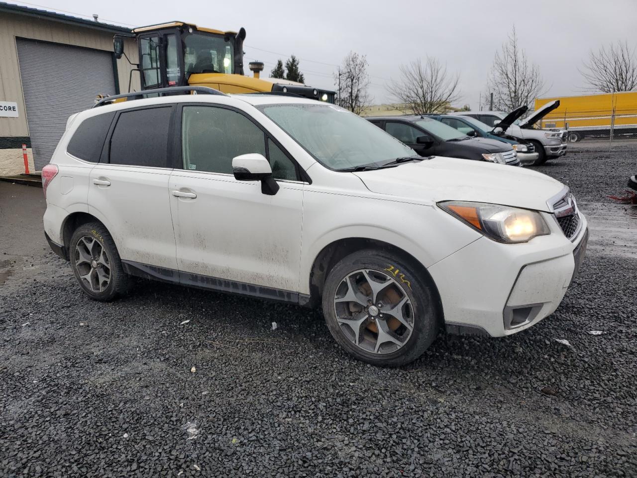 2014 Subaru Forester VIN JF2SJGMC9EH458441 Copart auction photo, all over damage thumbnail 4