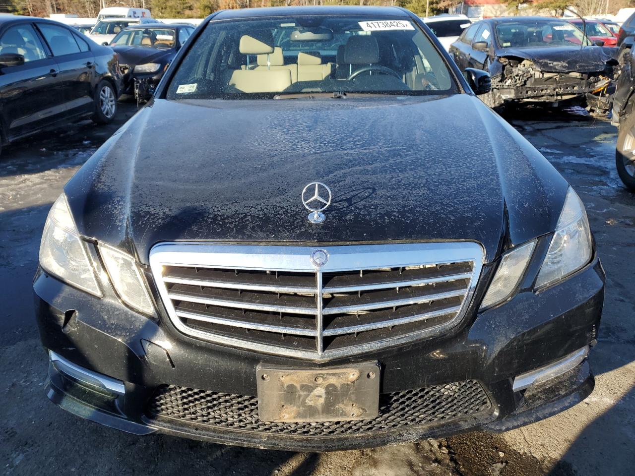 2012 Mercedes-Benz E-klasse VIN WDDHF8JB9CA645492 Copart auction photo, side / front end damage thumbnail 5