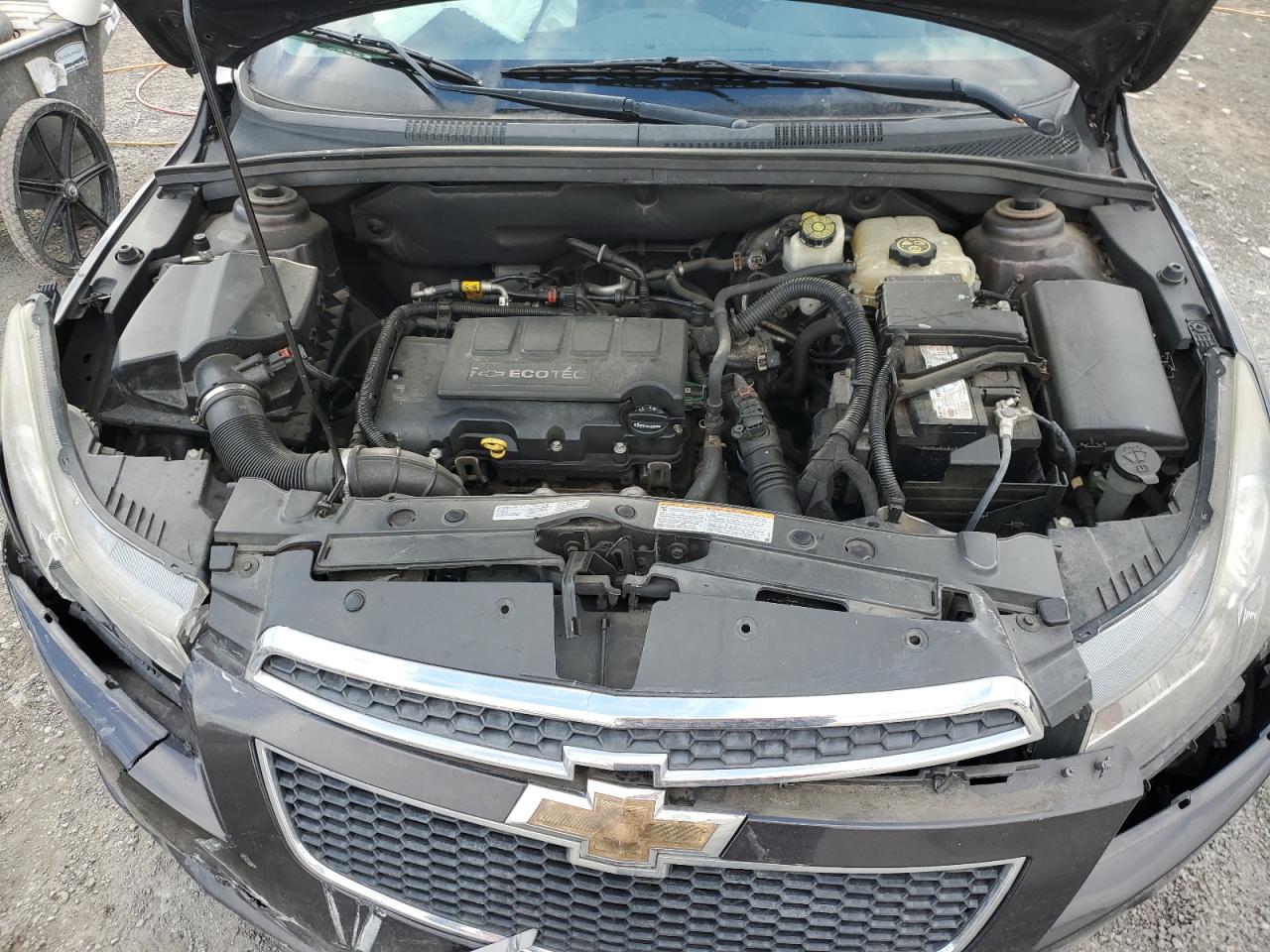 2014 Chevrolet Cruze VIN 1G1PK5SB4E7380598 Copart auction photo, front end / side damage thumbnail 12