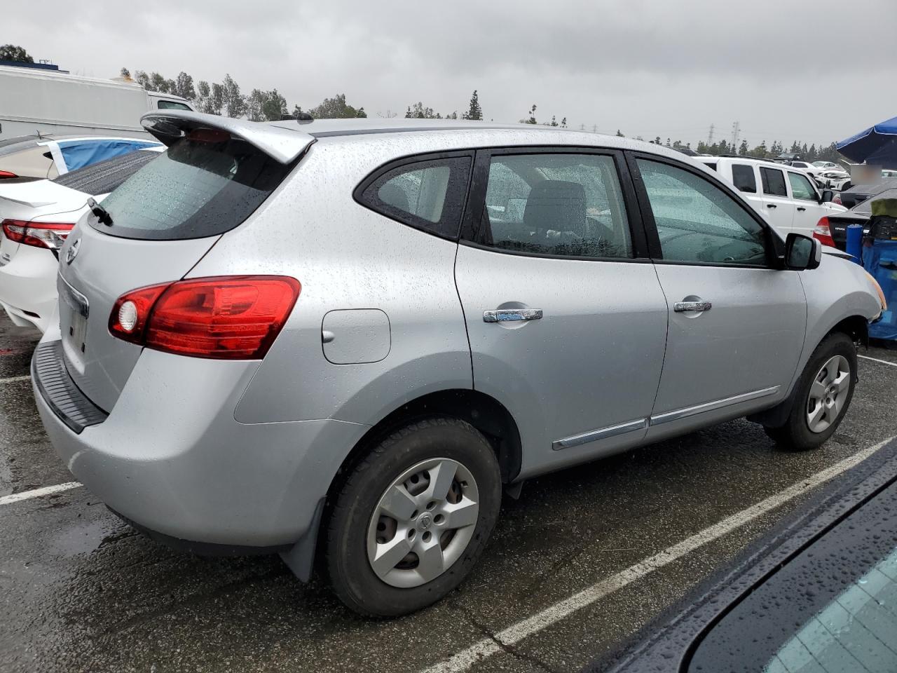 2014 Nissan Rogue VIN JN8AS5MT8EW618935 Copart auction photo, front end / side damage thumbnail 4