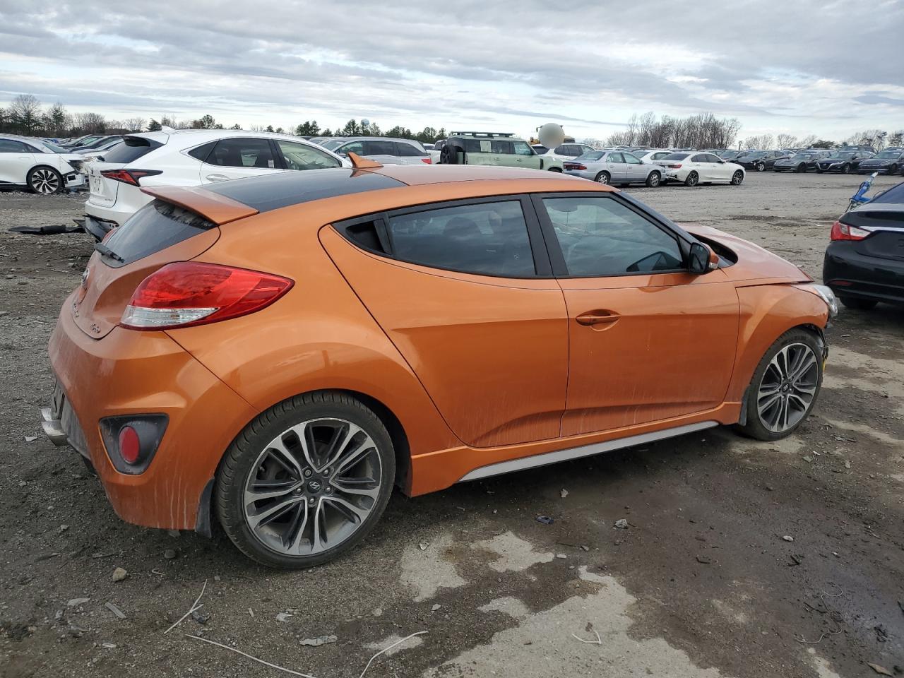 2016 Hyundai Veloster VIN KMHTC6AE7GU265904 Copart auction photo, front end / minor dent/scratches damage thumbnail 3