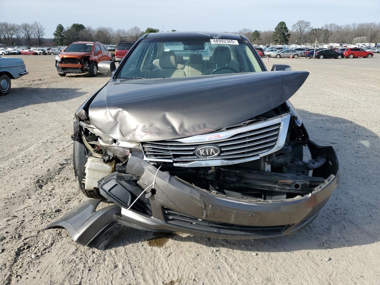 2010 KIA Optima VIN KNAGG4A8XA5379242 Copart auction photo, front end / minor dent/scratches damage thumbnail 5