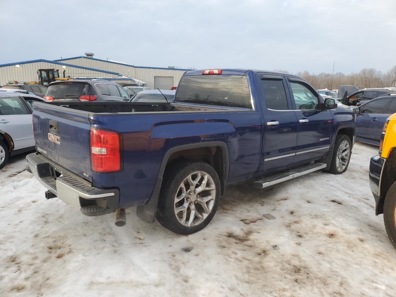 2014 GMC Sierra VIN 1GTV2VEC6EZ229799 Copart auction photo, front end / side damage thumbnail 3