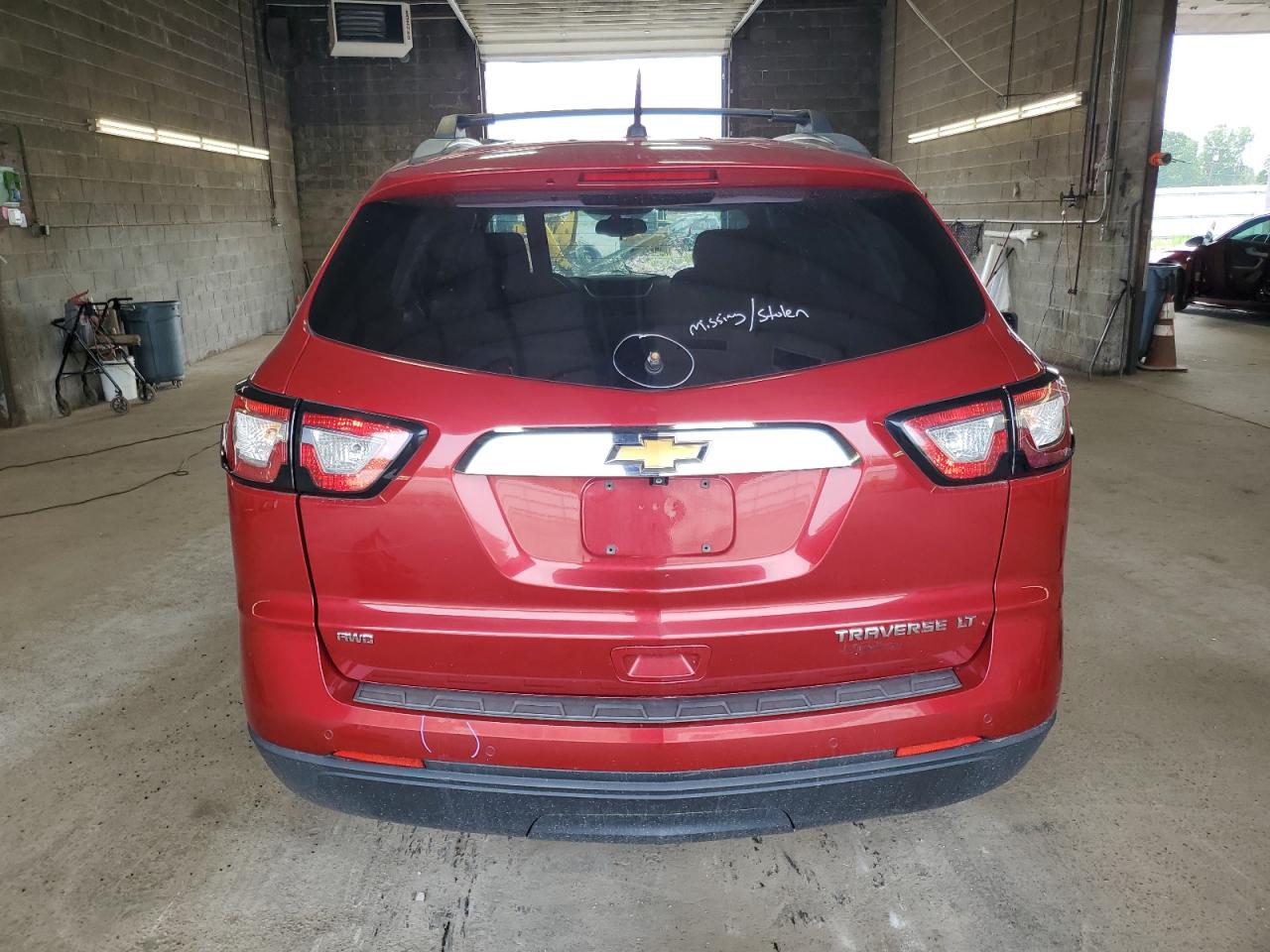 2014 Chevrolet Traverse VIN 1GNKVGKD9EJ177755 Copart auction photo, vandalism / all over damage thumbnail 6