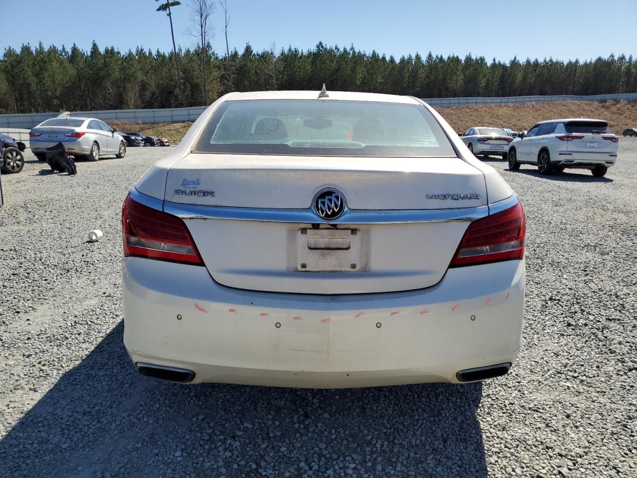2014 Buick LaCrosse VIN 1G4GB5G31EF128253 Copart auction photo, front end / rear end damage thumbnail 6