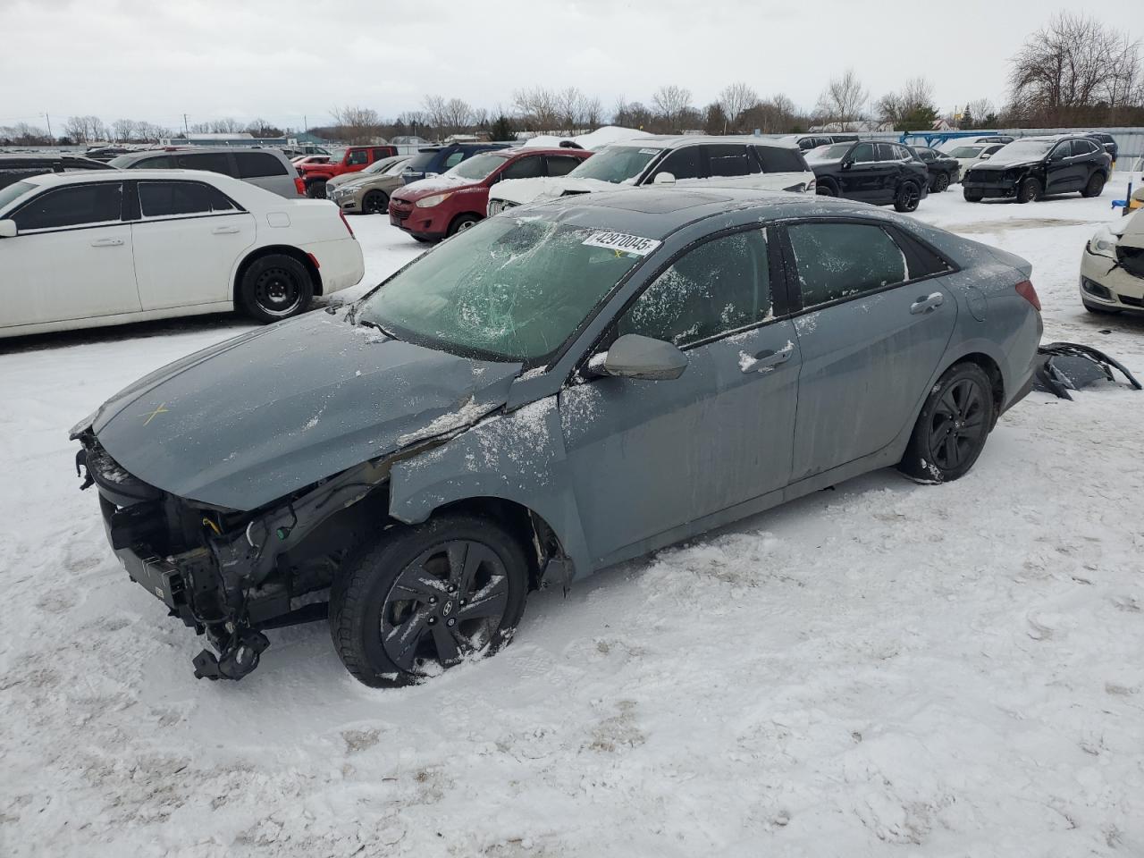 2021 Hyundai Elantra VIN KMHLM4AG5MU105020