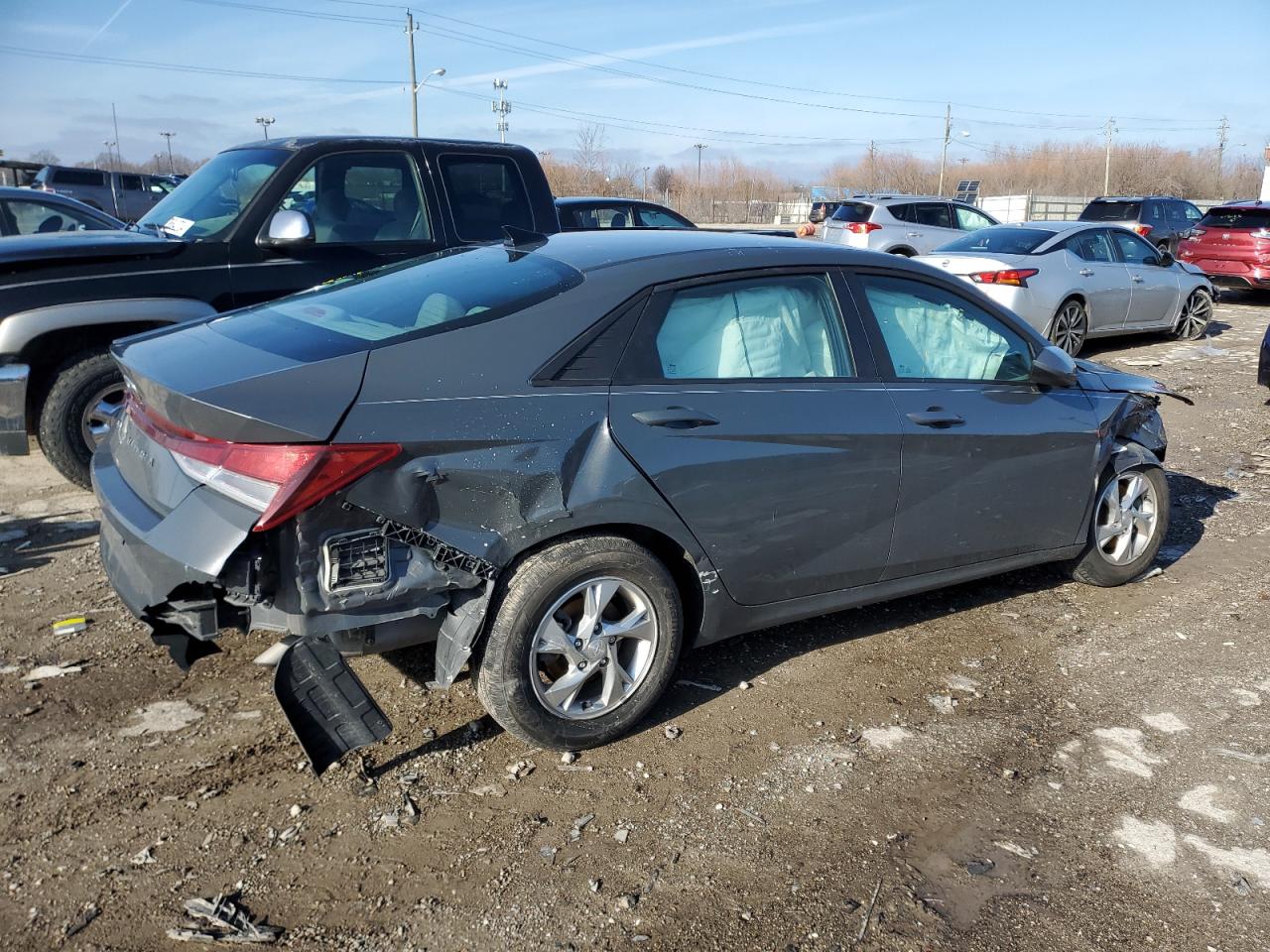 2023 Hyundai Elantra VIN KMHLL4AG7PU595421 Copart auction photo, all over / mechanical damage thumbnail 3