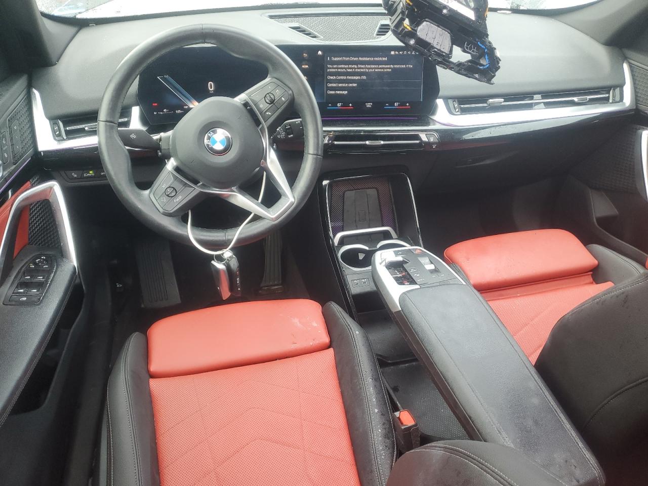 2023 BMW X1 VIN WBX73EF0XP5W82637 Copart auction photo, top/roof / front end damage thumbnail 8