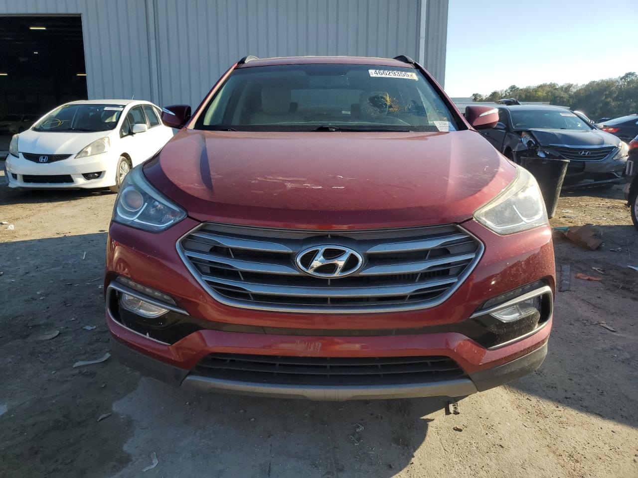2017 Hyundai Santa Fe VIN 5XYZU4LA9HG425911 Copart auction photo, minor dent/scratches damage thumbnail 5