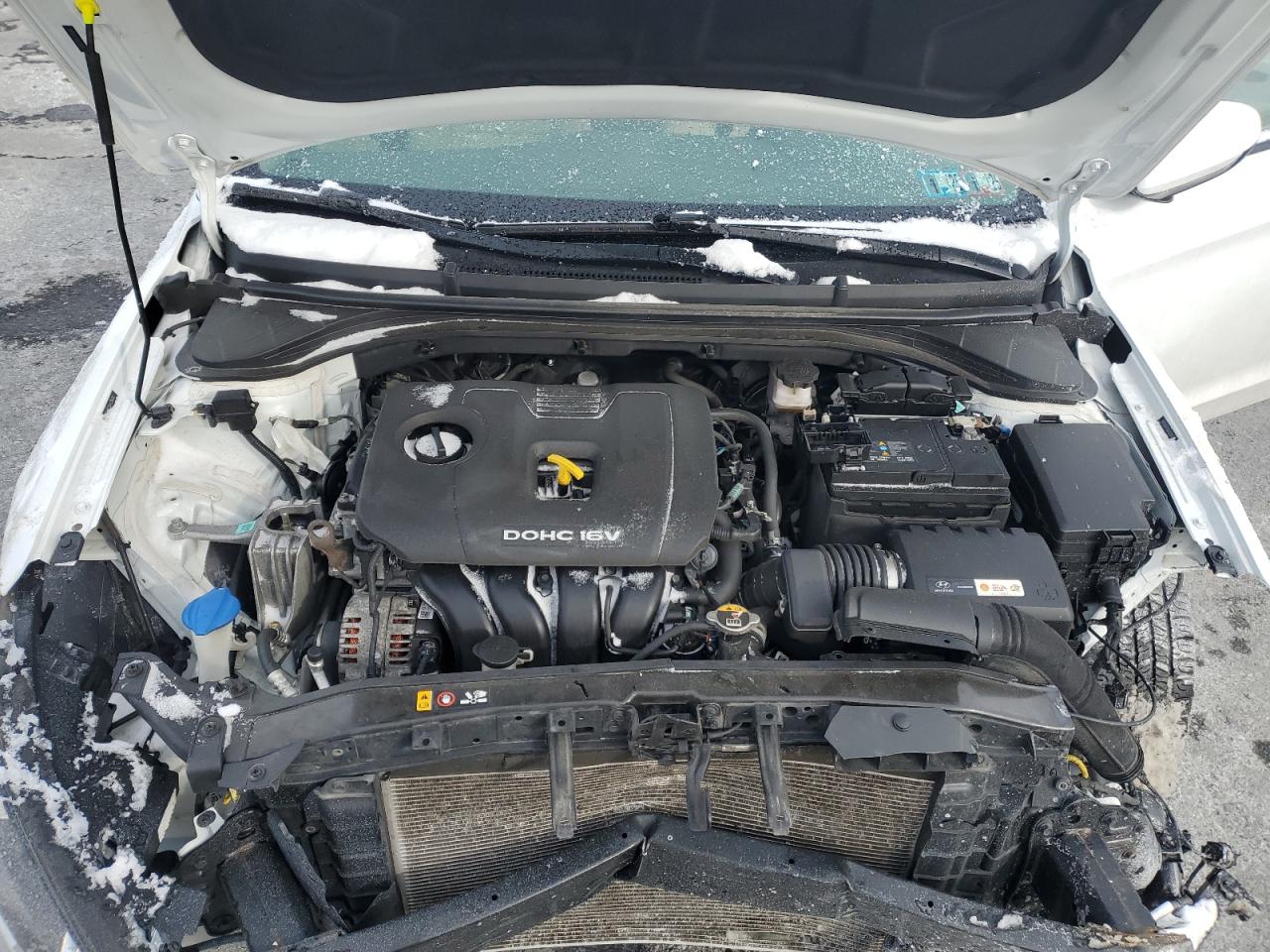 2018 Hyundai Elantra VIN 5NPD84LF8JH335870 Copart auction photo, front end damage thumbnail 13
