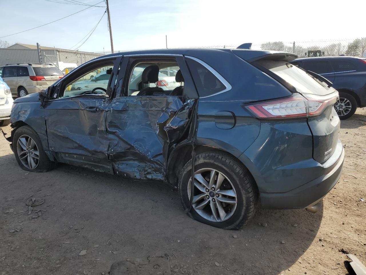 2016 Ford Edge VIN 2FMPK4J96GBC08921 Copart auction photo, side / front end damage thumbnail 2