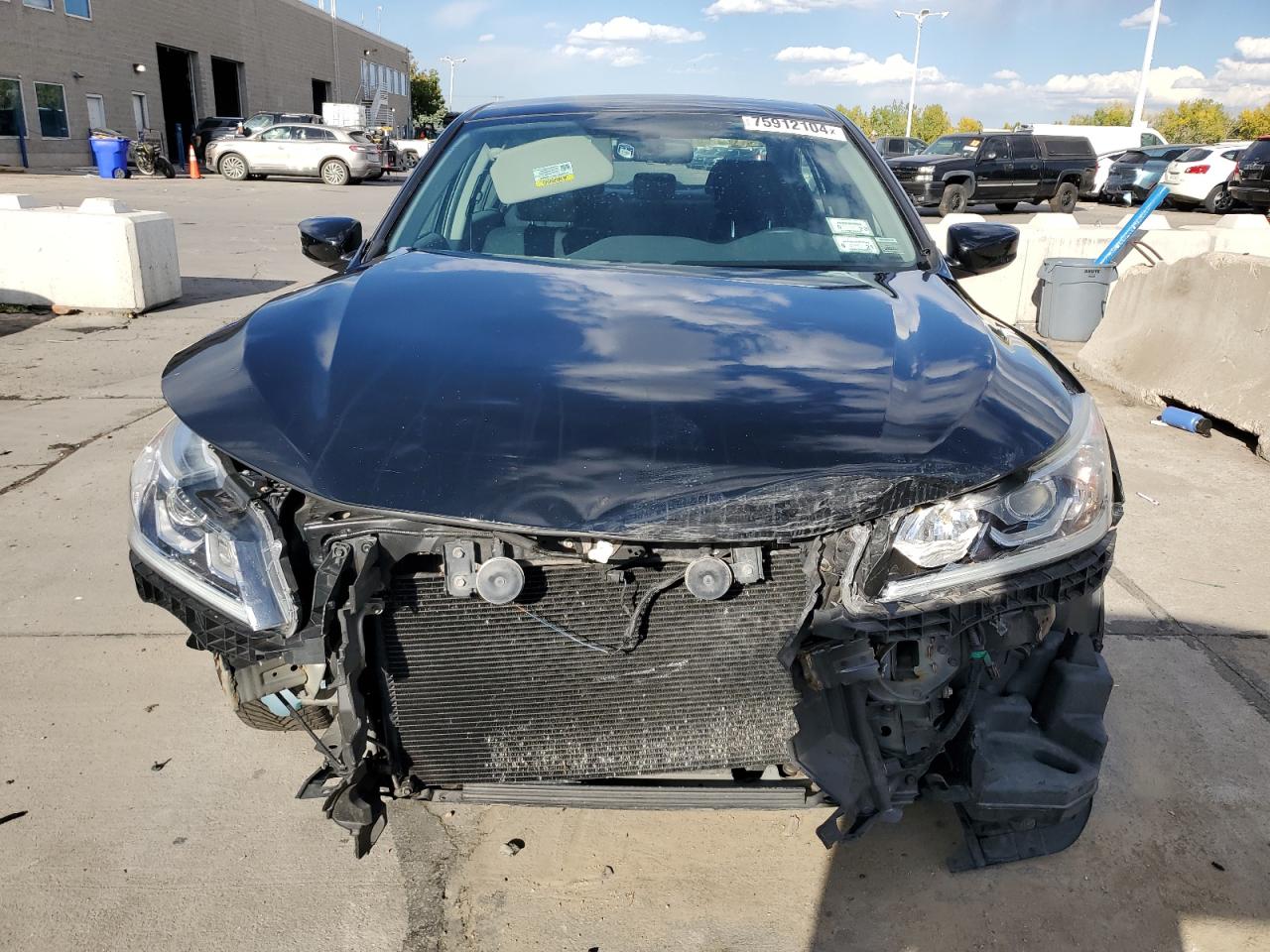 2017 Honda Accord VIN 1HGCR2F31HA283161 Copart auction photo, front end damage thumbnail 5