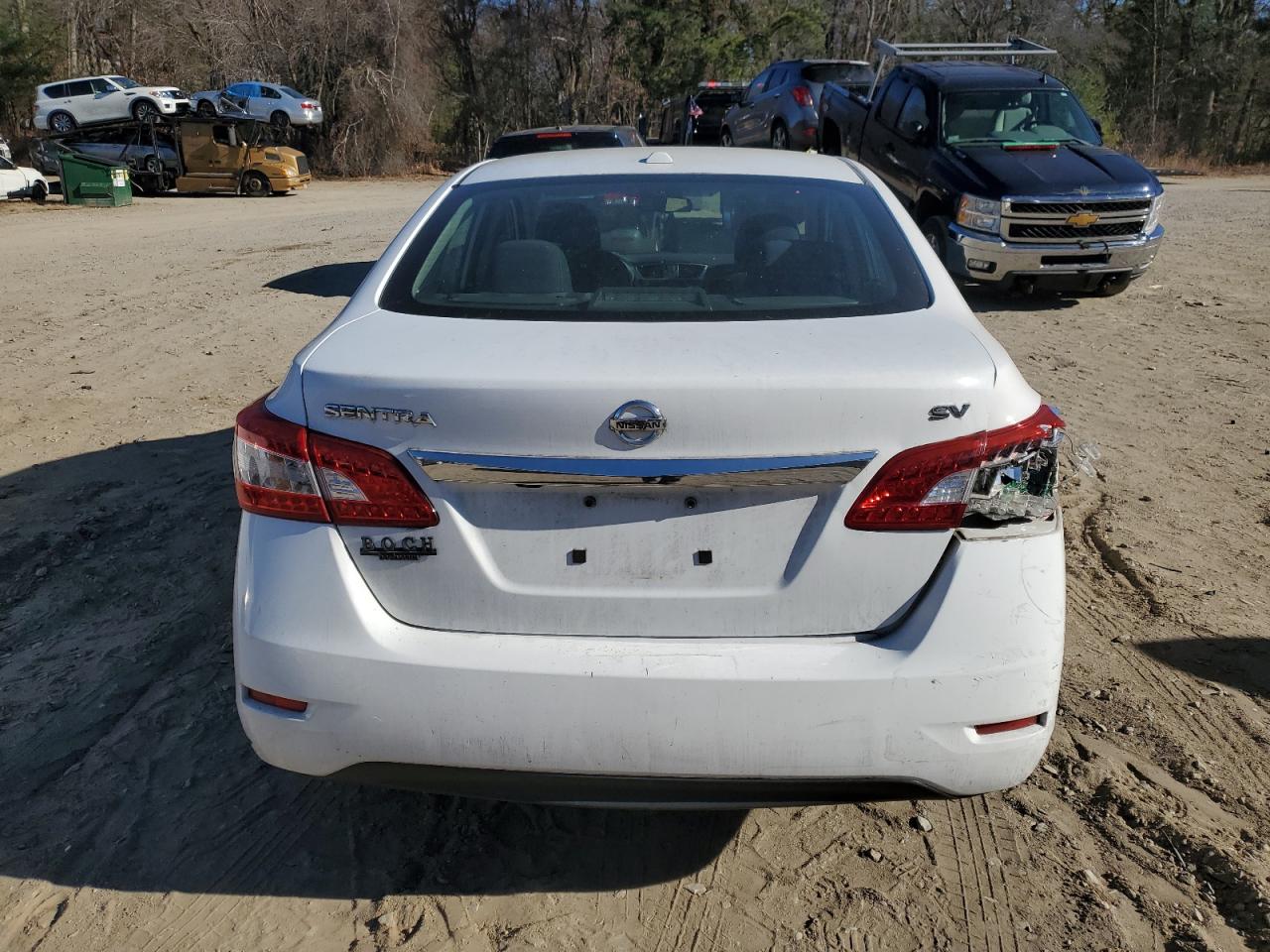 2015 Nissan Sentra VIN 3N1AB7AP2FL664866 Copart auction photo, rear end / minor dent/scratches damage thumbnail 6
