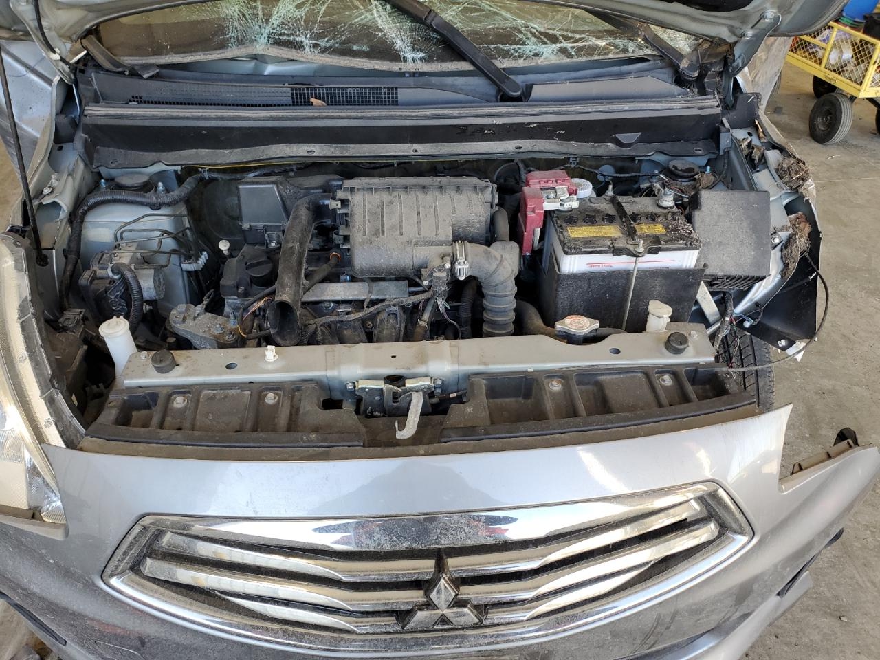 2019 Mitsubishi Mirage VIN ML32F3FJ0KHF09038 Copart auction photo, all over damage thumbnail 11