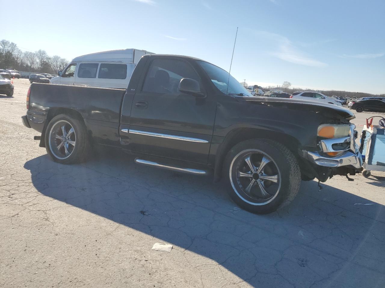 2004 GMC Sierra VIN 1GTEC14V94Z114220 Copart auction photo, all over damage thumbnail 4