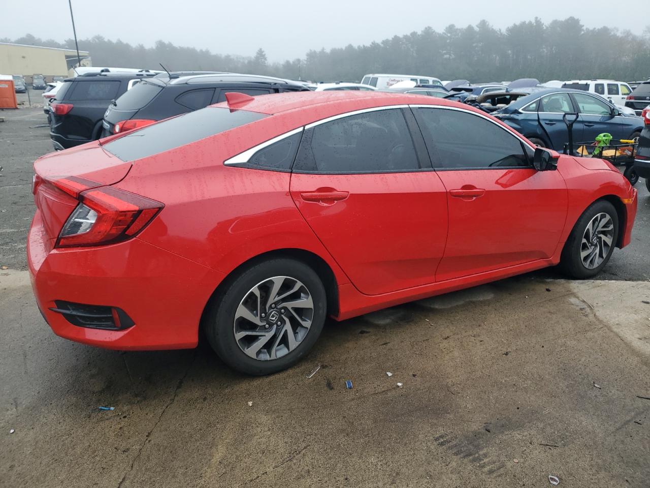 2017 Honda Civic VIN 2HGFC2F76HH554508 Copart auction photo, front end damage thumbnail 3