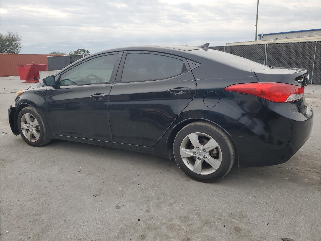 2011 Hyundai Elantra VIN KMHDH4AE1BU154493 Copart auction photo, front end damage thumbnail 2