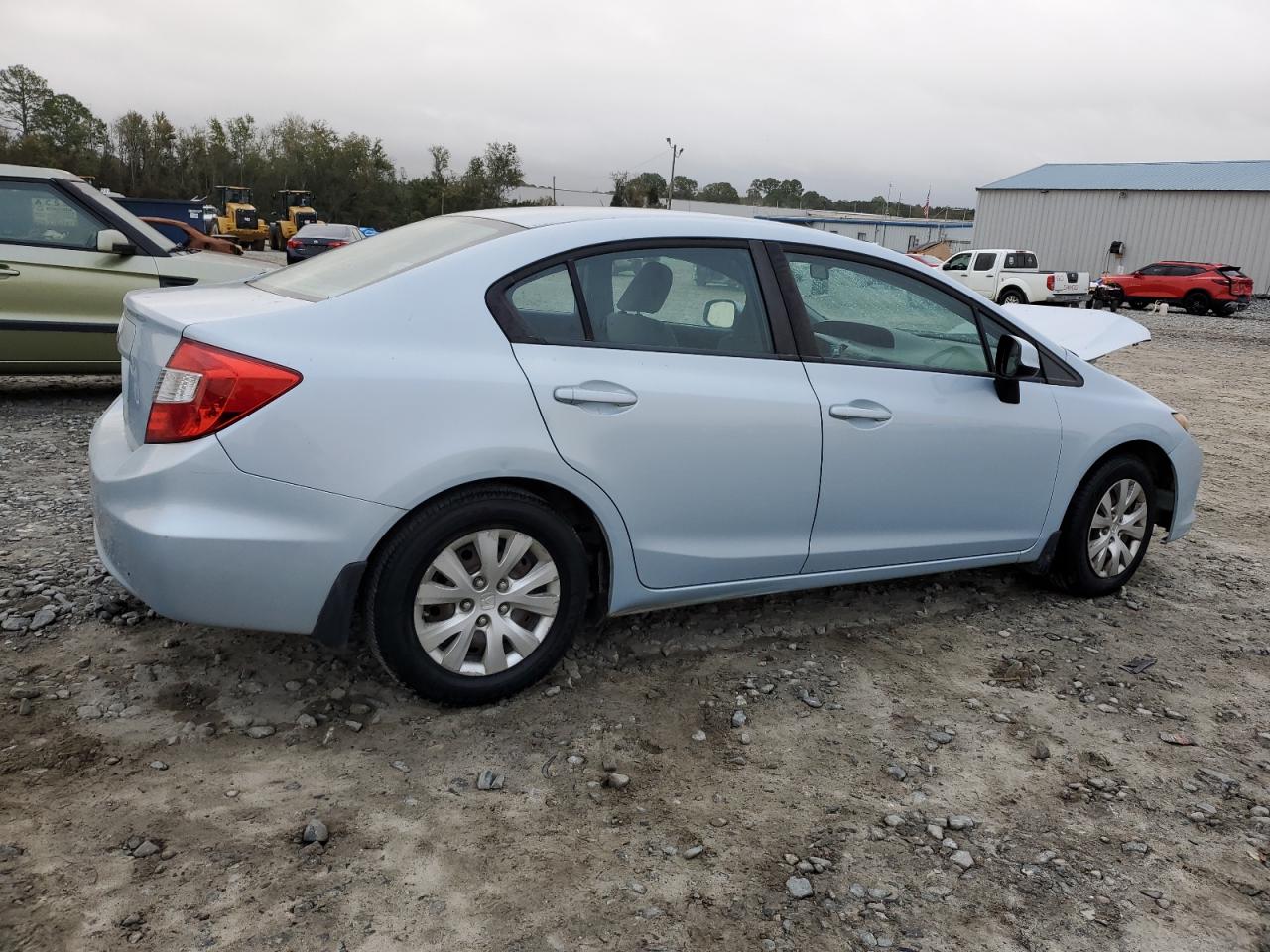 2012 Honda Civic VIN 19XFB2F51CE034091 Copart auction photo, front end damage thumbnail 3