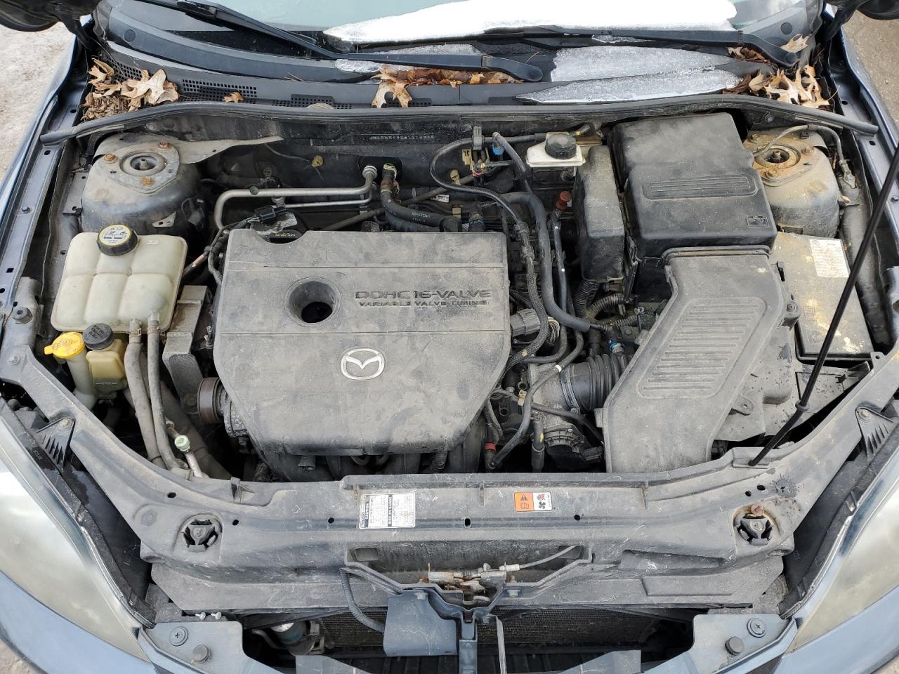 2009 Mazda 3 VIN JM1BK343291219588 Copart auction photo, side / front end damage thumbnail 11