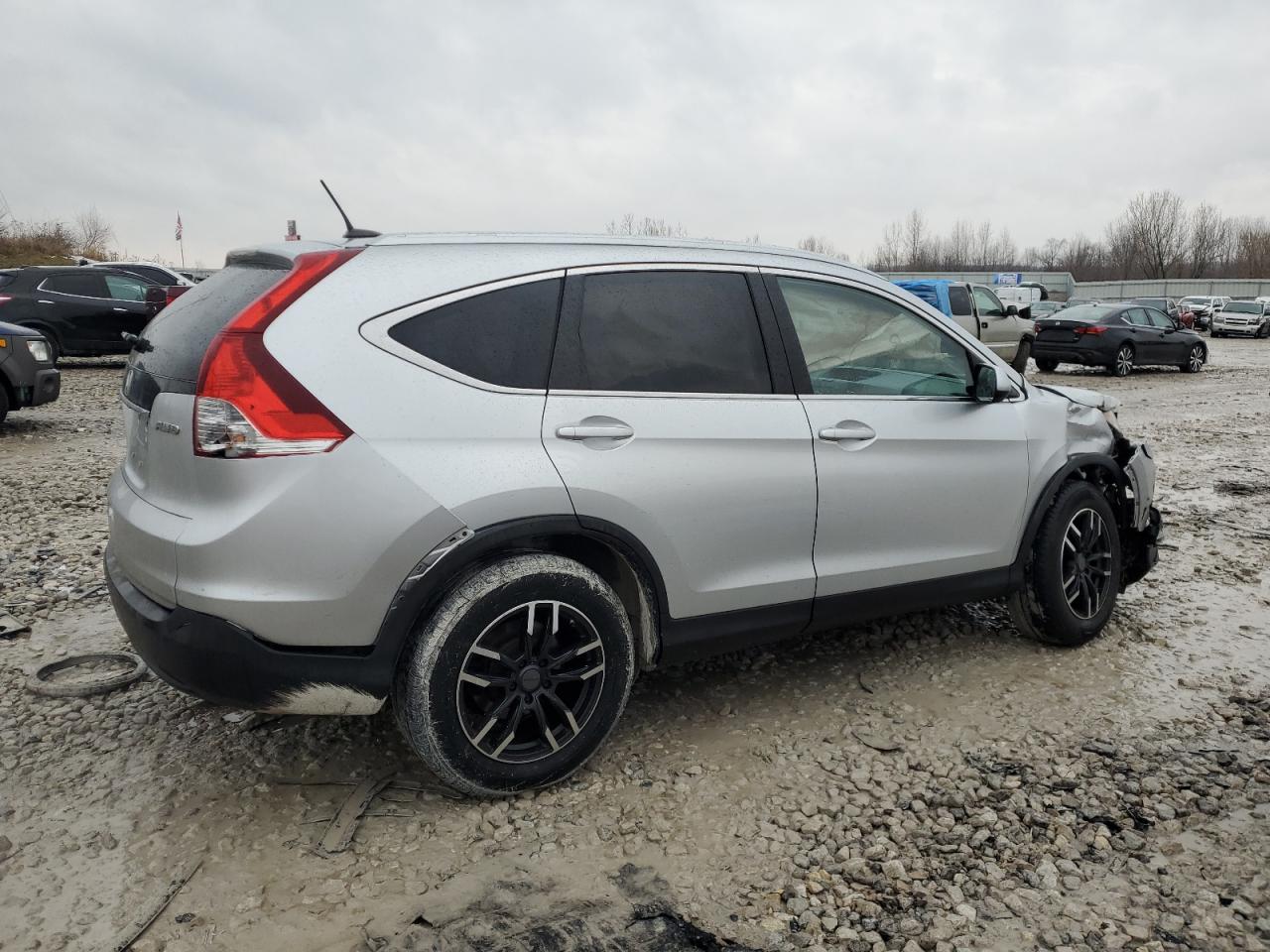 2013 Honda CR-V VIN 2HKRM4H79DH681174 Copart auction photo, front end / rear end damage thumbnail 3