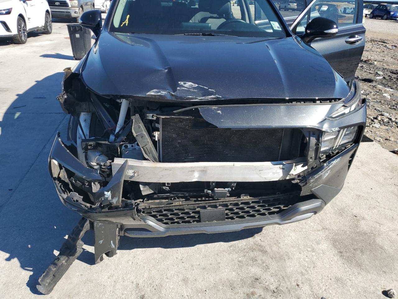 2022 Hyundai Santa Fe VIN 5NMS6DAJ5NH480193 Copart auction photo, front end damage thumbnail 14