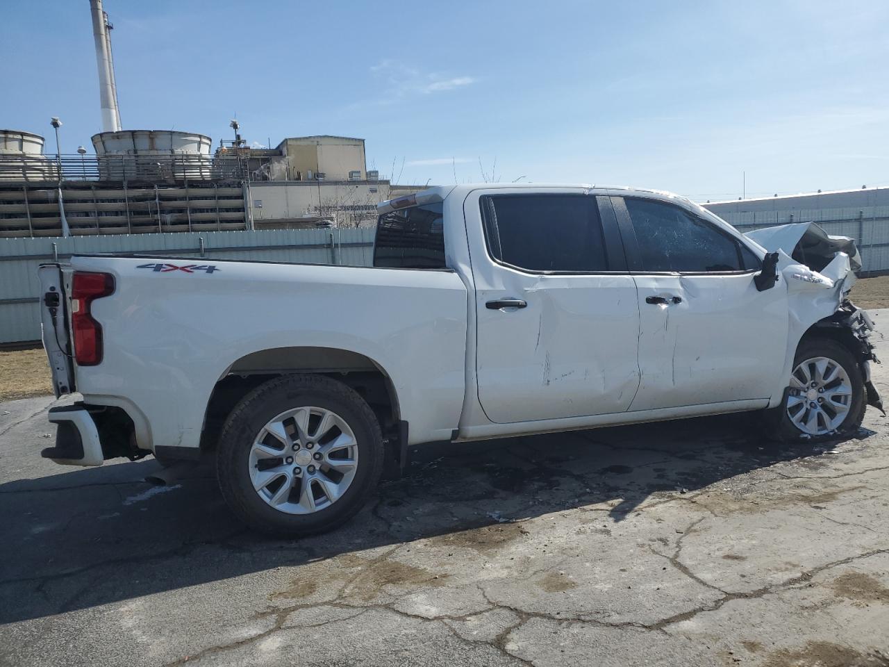 2022 Chevrolet Silverado VIN 3GCPYBEK9NG157820 Copart auction photo, all over damage thumbnail 3