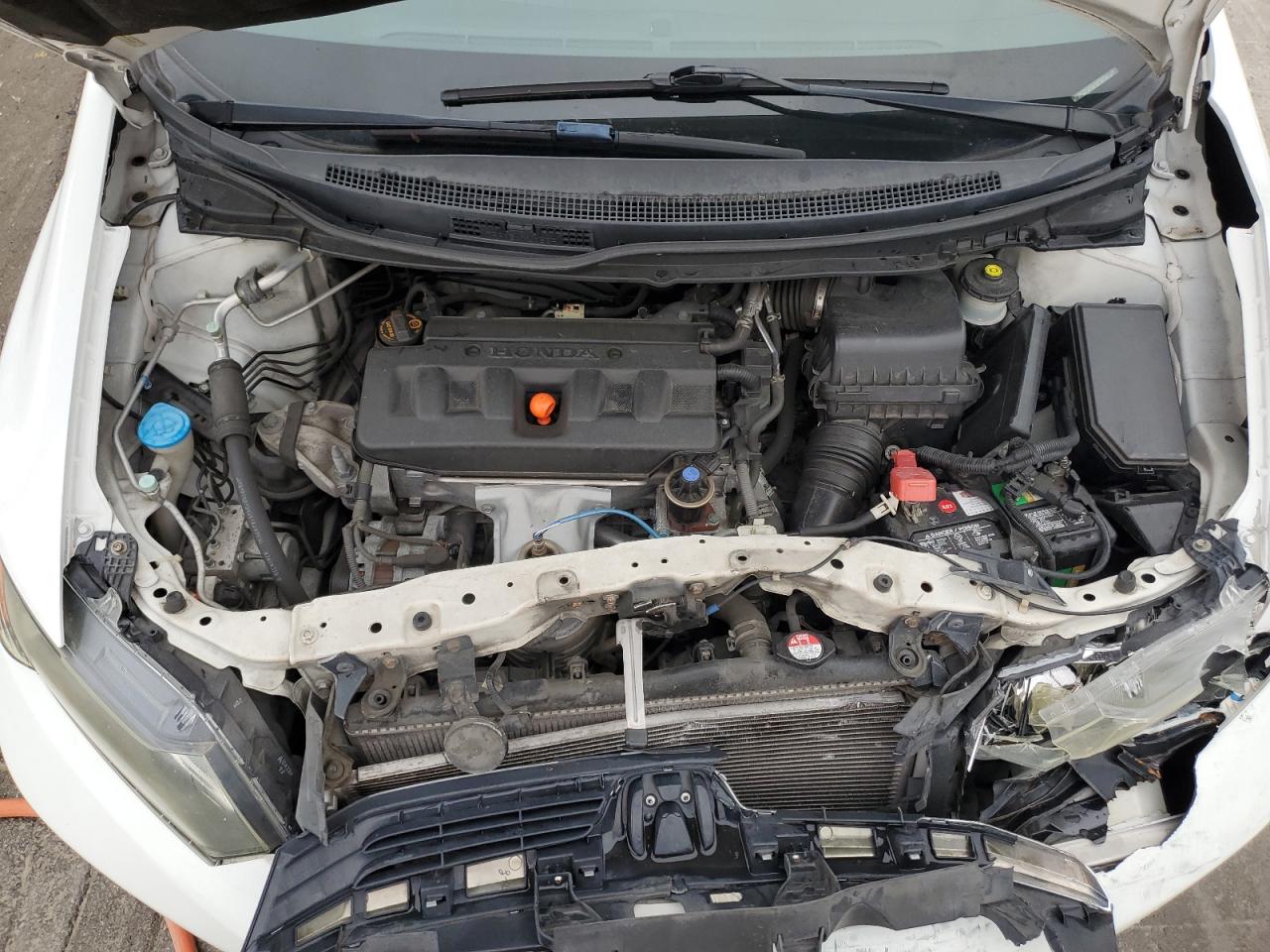 2012 Honda Civic VIN 19XFB2F55CE328870 Copart auction photo, front end damage thumbnail 11