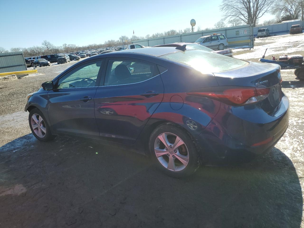 2016 Hyundai Elantra VIN 5NPDH4AE6GH730018 Copart auction photo, front end damage thumbnail 2