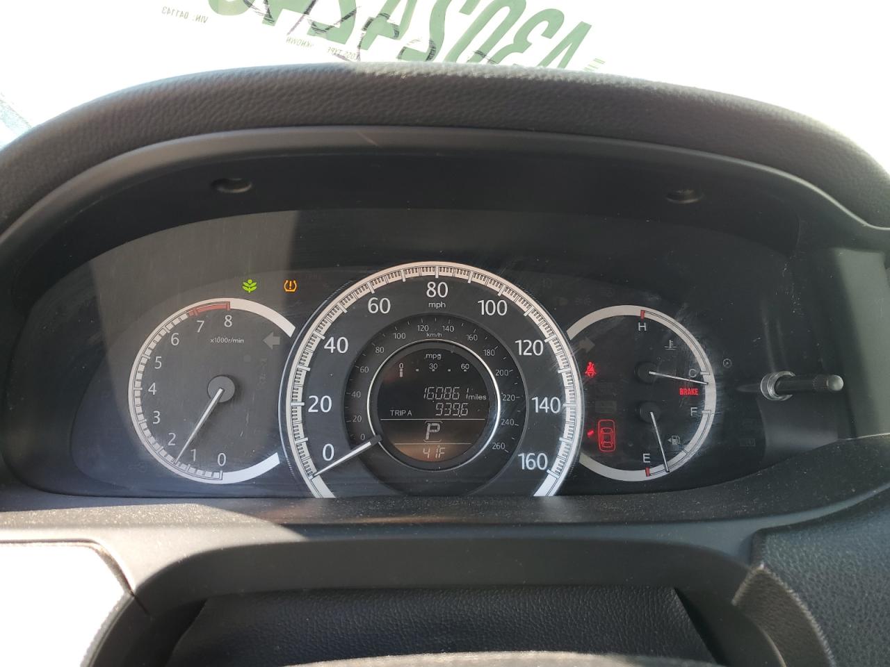 2014 Honda Accord VIN 1HGCR2F31EA041143 Copart auction photo, front end / rear end damage thumbnail 9