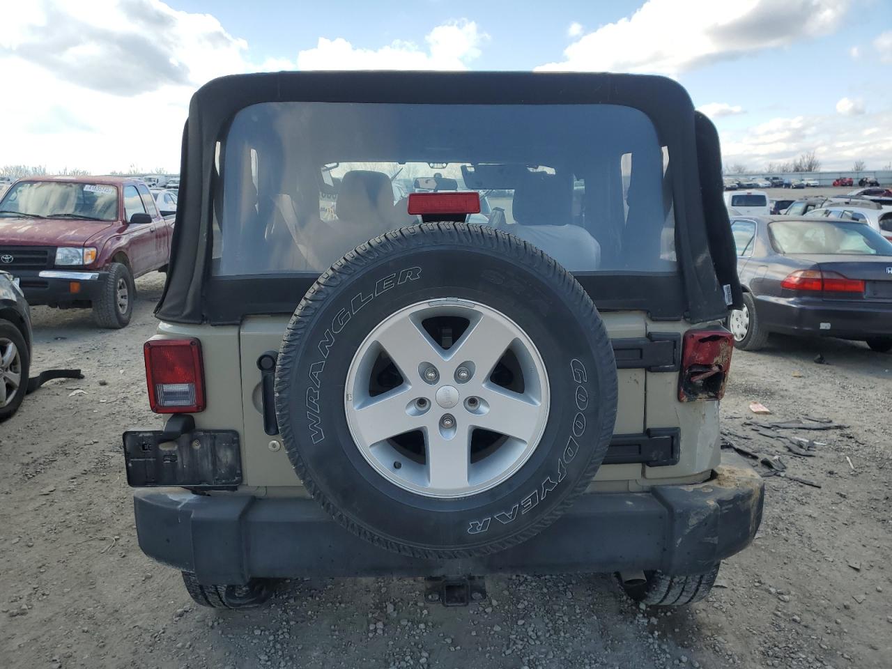 2017 Jeep Wrangler VIN 1C4AJWAG4HL683055 Copart auction photo, rear end damage thumbnail 6