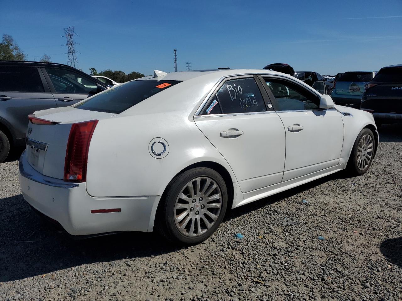 2012 Cadillac CTS VIN 1G6DM5E3XC0109899 Copart auction photo, minor dent/scratches damage thumbnail 3