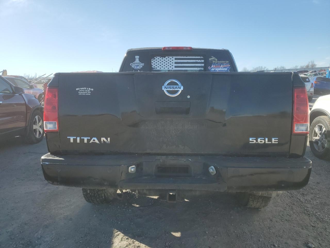 2005 Nissan Titan VIN 1N6AA07B15N555054 Copart auction photo, all over damage thumbnail 6