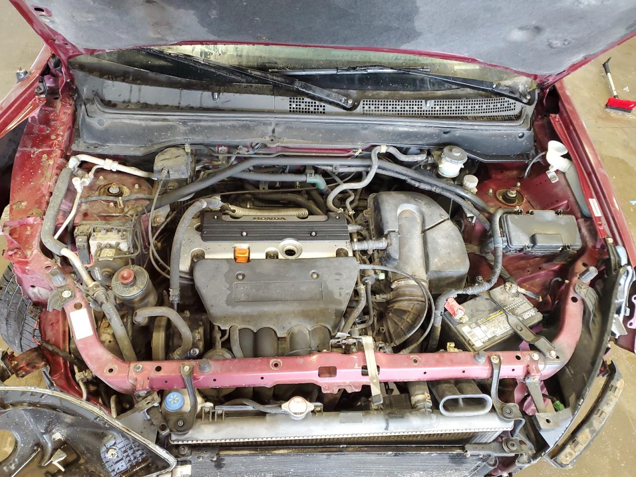 2004 Honda CR-V VIN JHLRD77844C039133 Copart auction photo, front end damage thumbnail 12